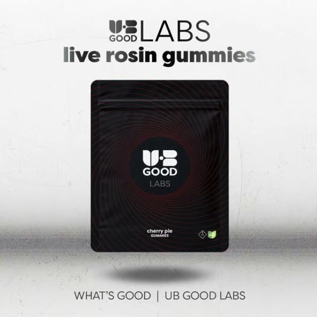 UB GOOD | Cherry Pie 10pk | 100mg Live Resin Gummies