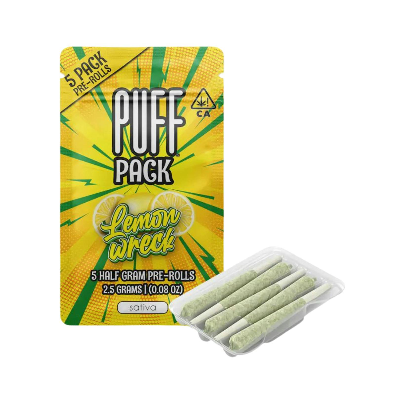 LEMON WRECK 5PK PREROLLS