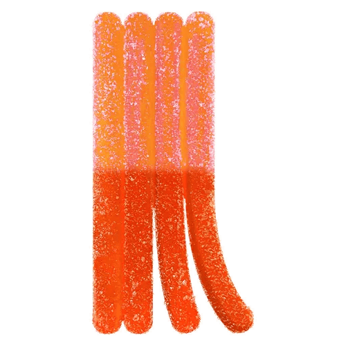 Stikistix Sour Fizzy Peach Lemonade CBG:CBN:THC:CBD Chews 1 x 10g