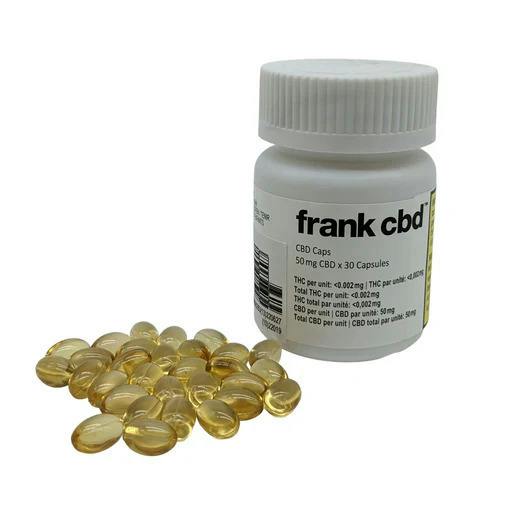 Frank CBD Capsules 50mg 30 capsules