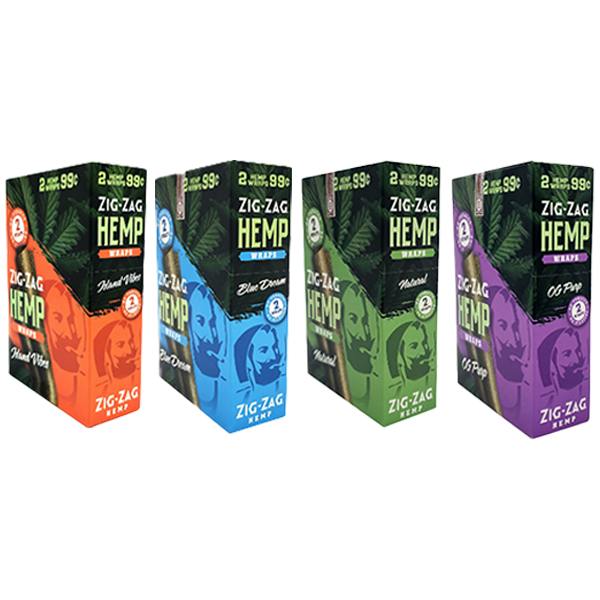 ZIG ZAG - HEMP WRAPS - ASSORTED