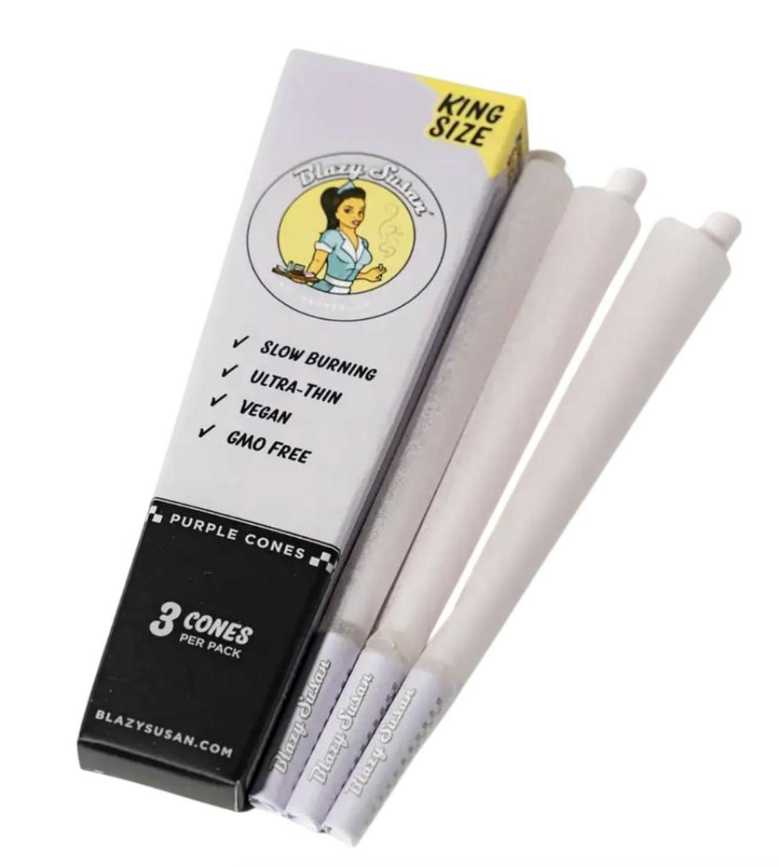 Blazy Susan | Purple King Cones | 3pk