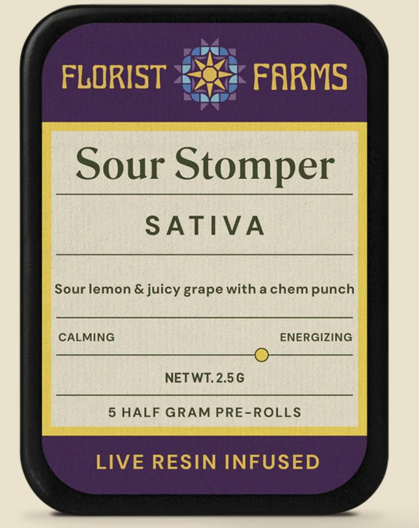 Florist Farms | Infused 5-Pack | Sour Stomper | Sativa