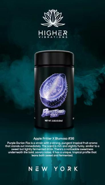 DF303 Higher Vibrations | Purple Durian Fizz | Flower