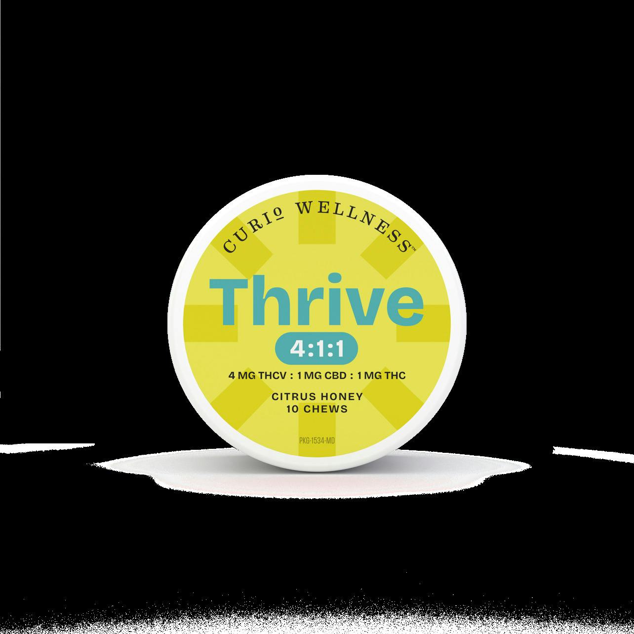 CURIO WELLNESS - THRIVE LEMON LIFT 4:1:1 10PK 100MG CHEW