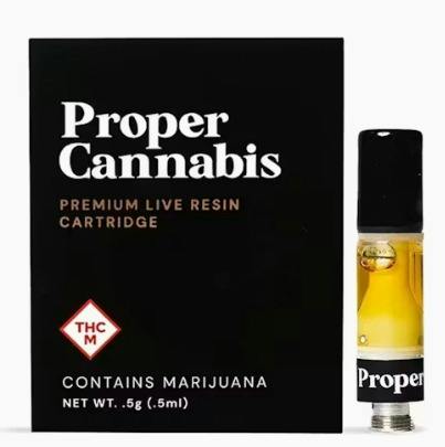 PROPER CANNABIS - ITALIAN BUTTER COOKIE HYBRID .5G LIQUID DIAMOND CARTRIDGE