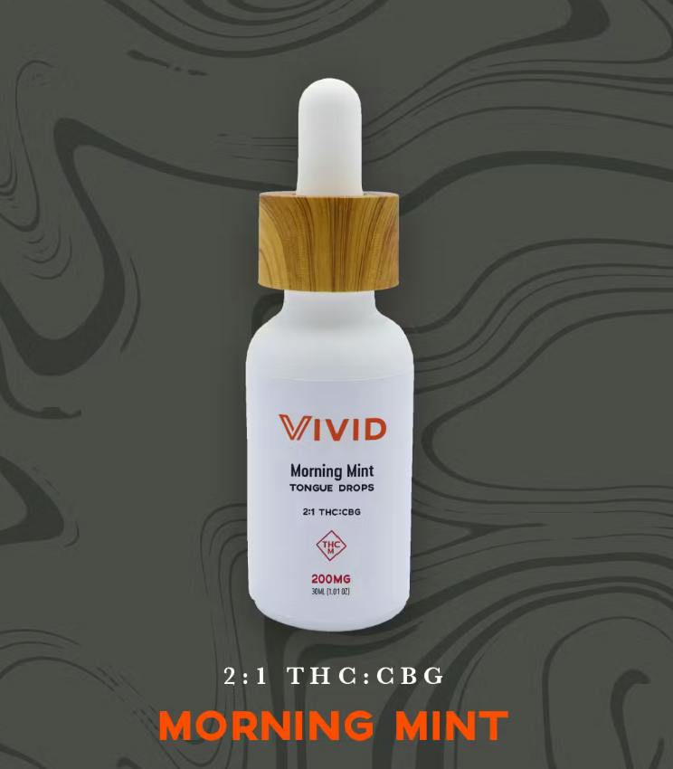 VIVID | 2:1 THC:CBG MORNING MINT | TINCTURE | 200MG | S/I