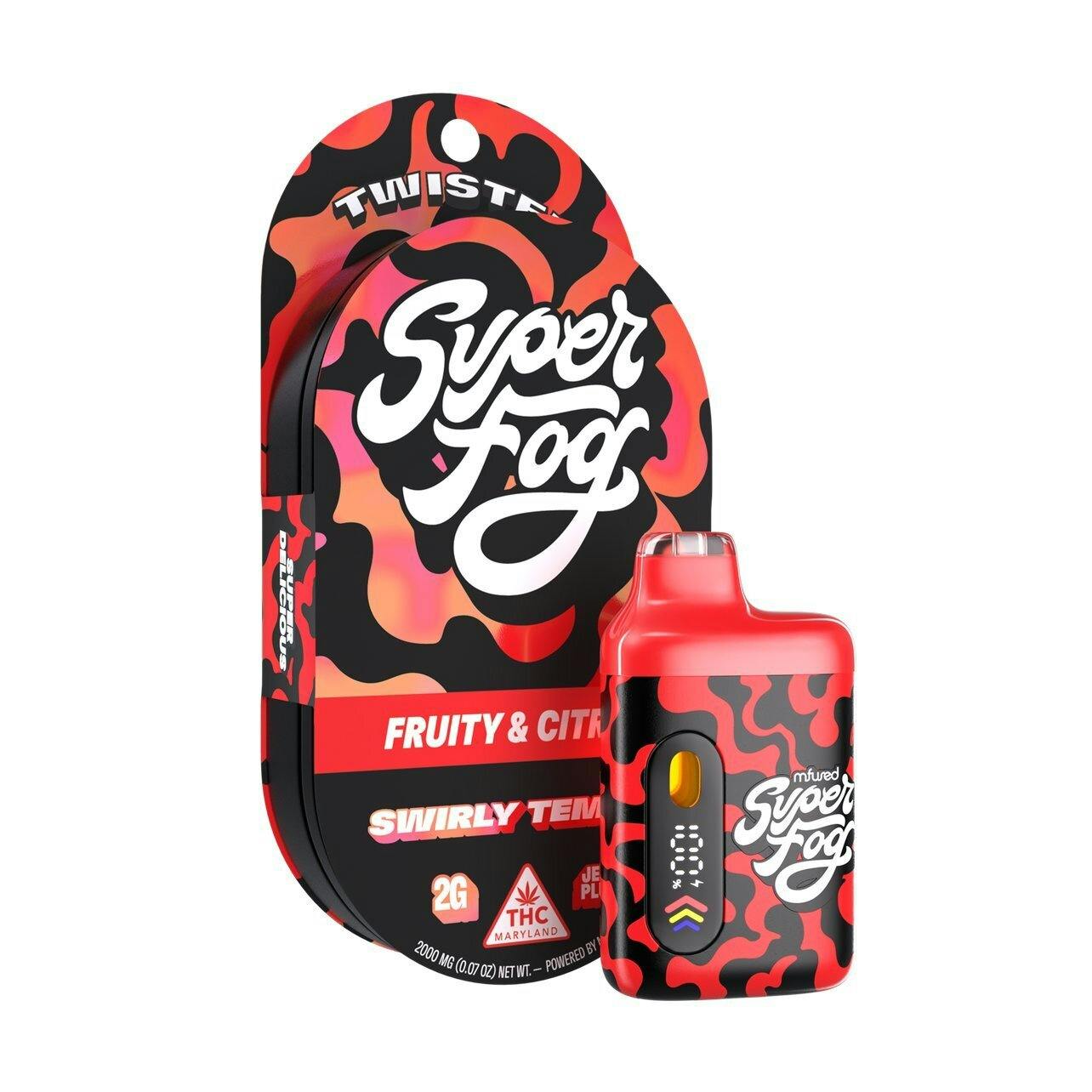 MFUSED - SWIRLY TEMPLE TWISTED 2G DIPOSABLE HYBIRD
