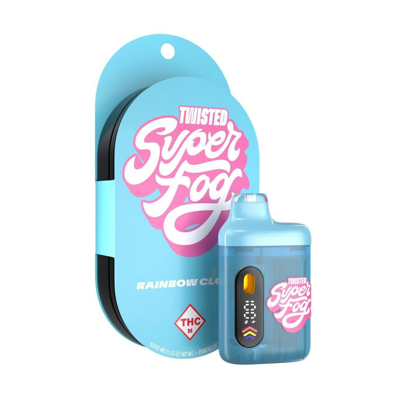 MFUSED - RAINBOW CLOUD TWISTED 1G DISPOSABLE HYBIRD