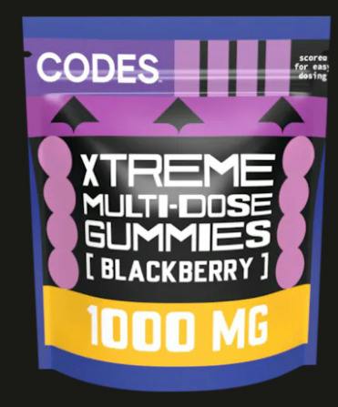 CODES - BLACKBERRY XTREME 10PK 1000MG HYBRID