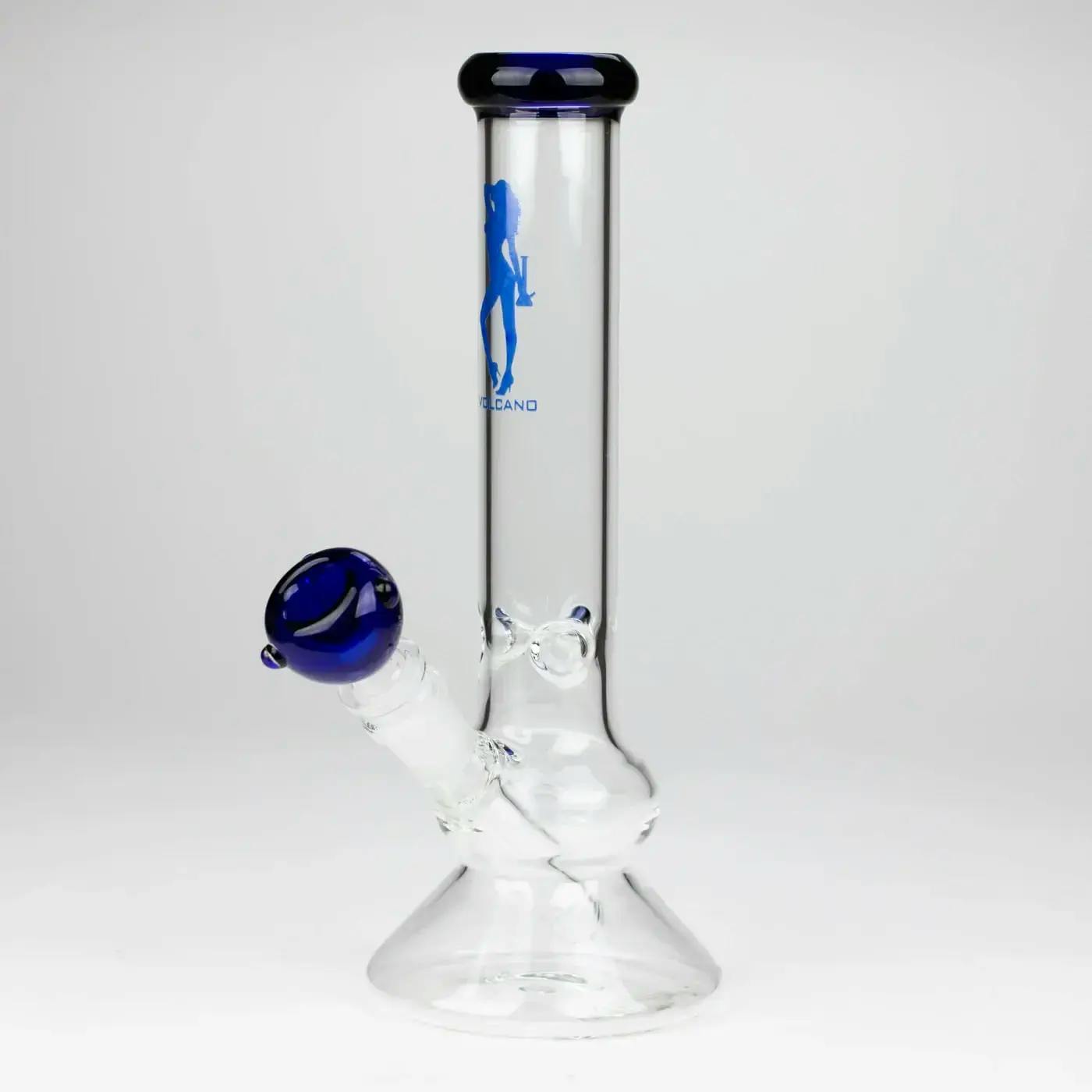 Volcano | 10" Glass Bong with Bowl - BL