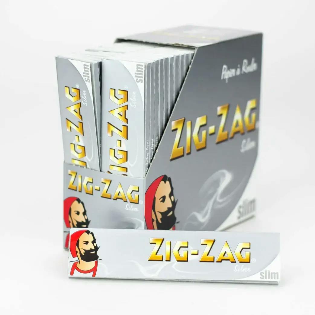 ZIG-ZAG silver King slim rolling paper