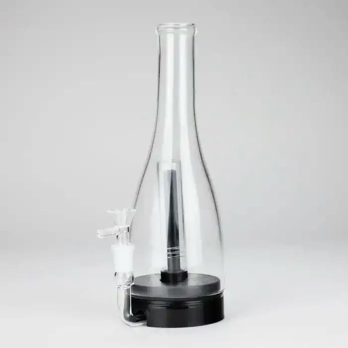 12" Easy Clean Bird Bong Removable Percolator - BK