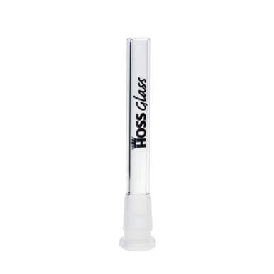 Hoss Glass 14cm Flush Mount Open Ended Downstem - White
