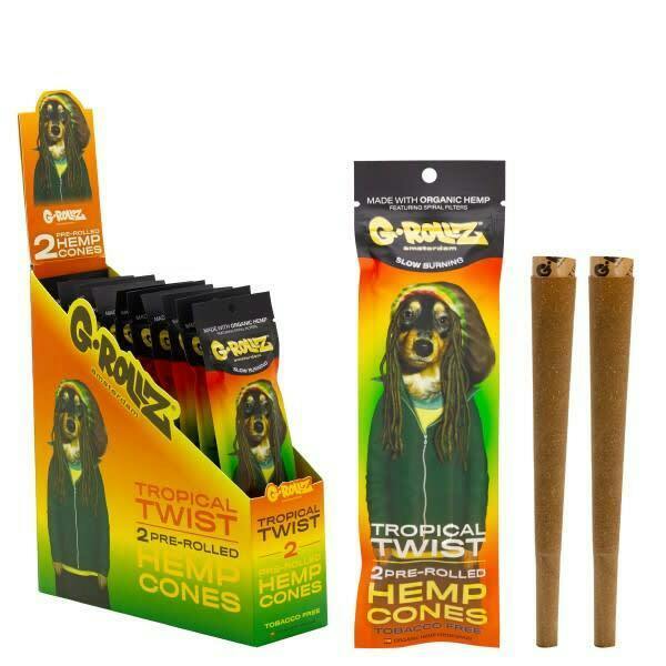 G-Rollz 2x Mango Flavoured Pre-Rolled Hemp Cones