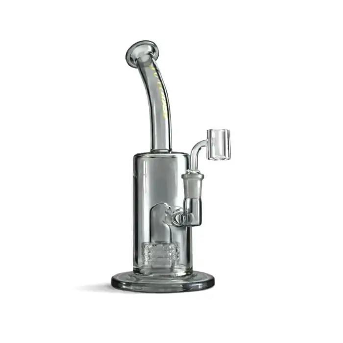 Fortune 10" Matrix Perc Glass Dab Rig - Ash Grey