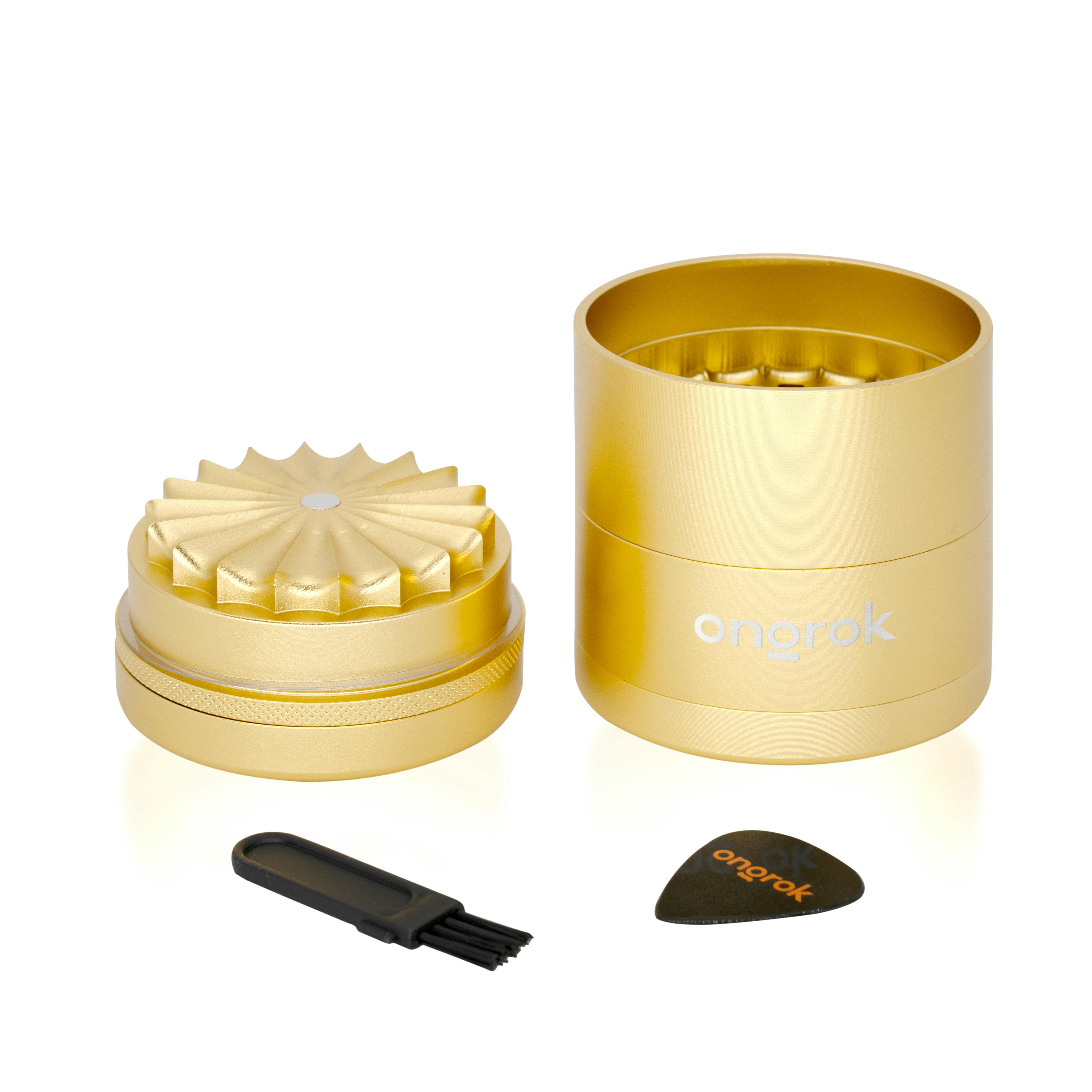 Ongrok 5 Piece Grinder Gold