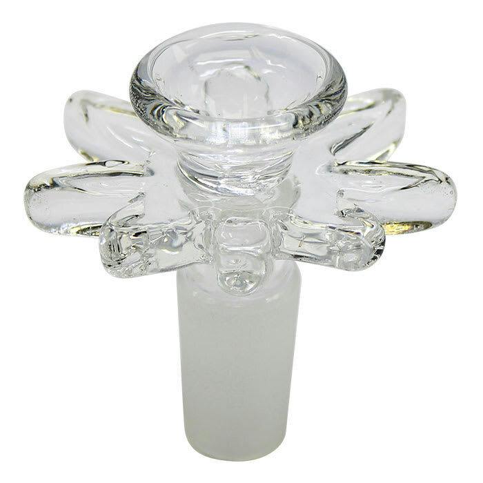 Clear Glass Marijuana Bowl 14 MM