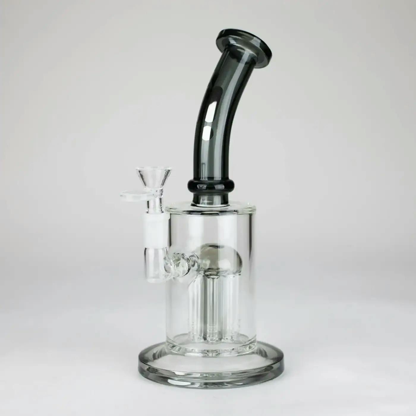 Infyniti 9.5" glass bong with tree-arm diffuser - BK