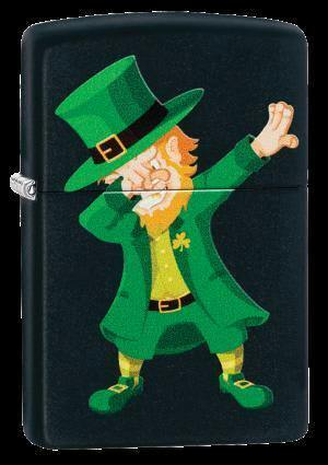 Zippo 218 Dabbing Leprechaun Design