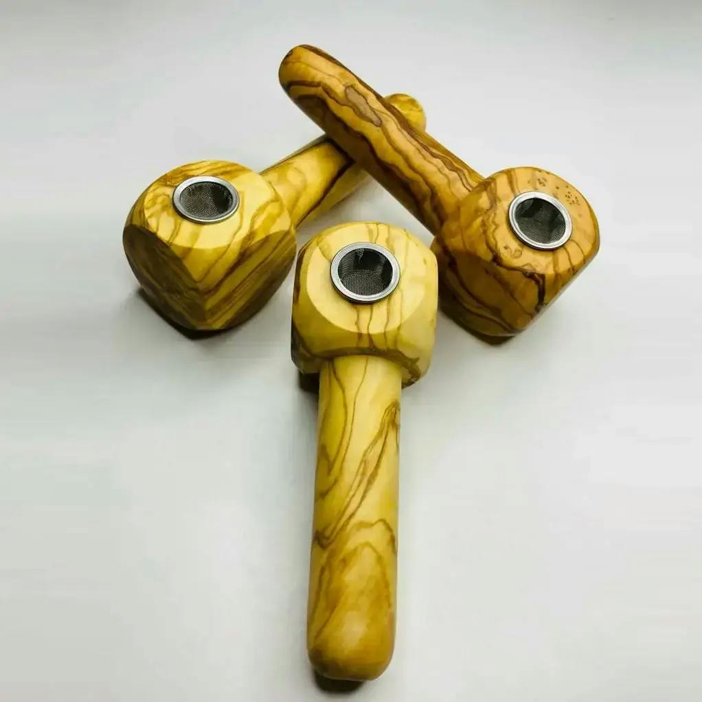 Olive Wood Apple Pipe