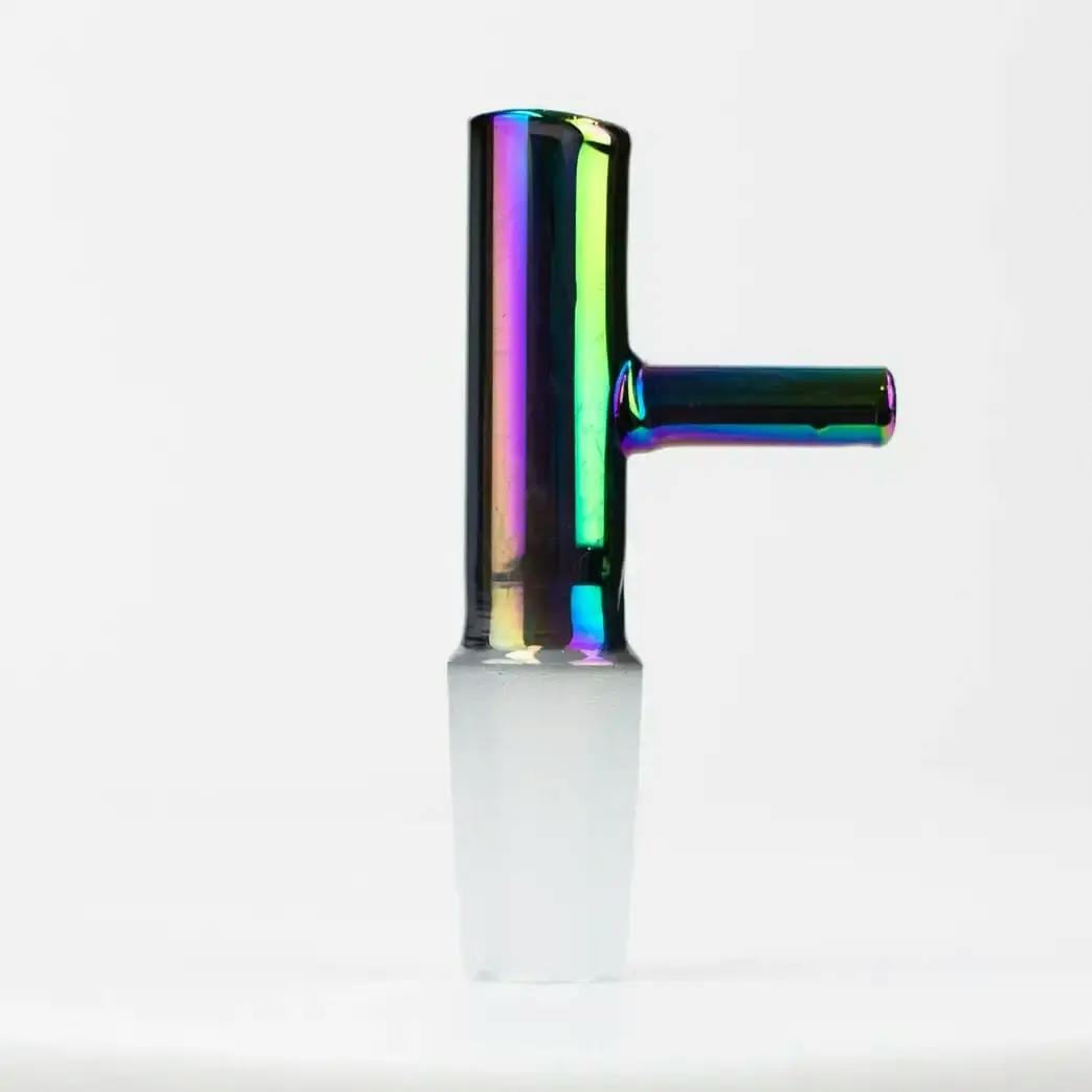 Elctroplate Glass popper bowl - Rainbow