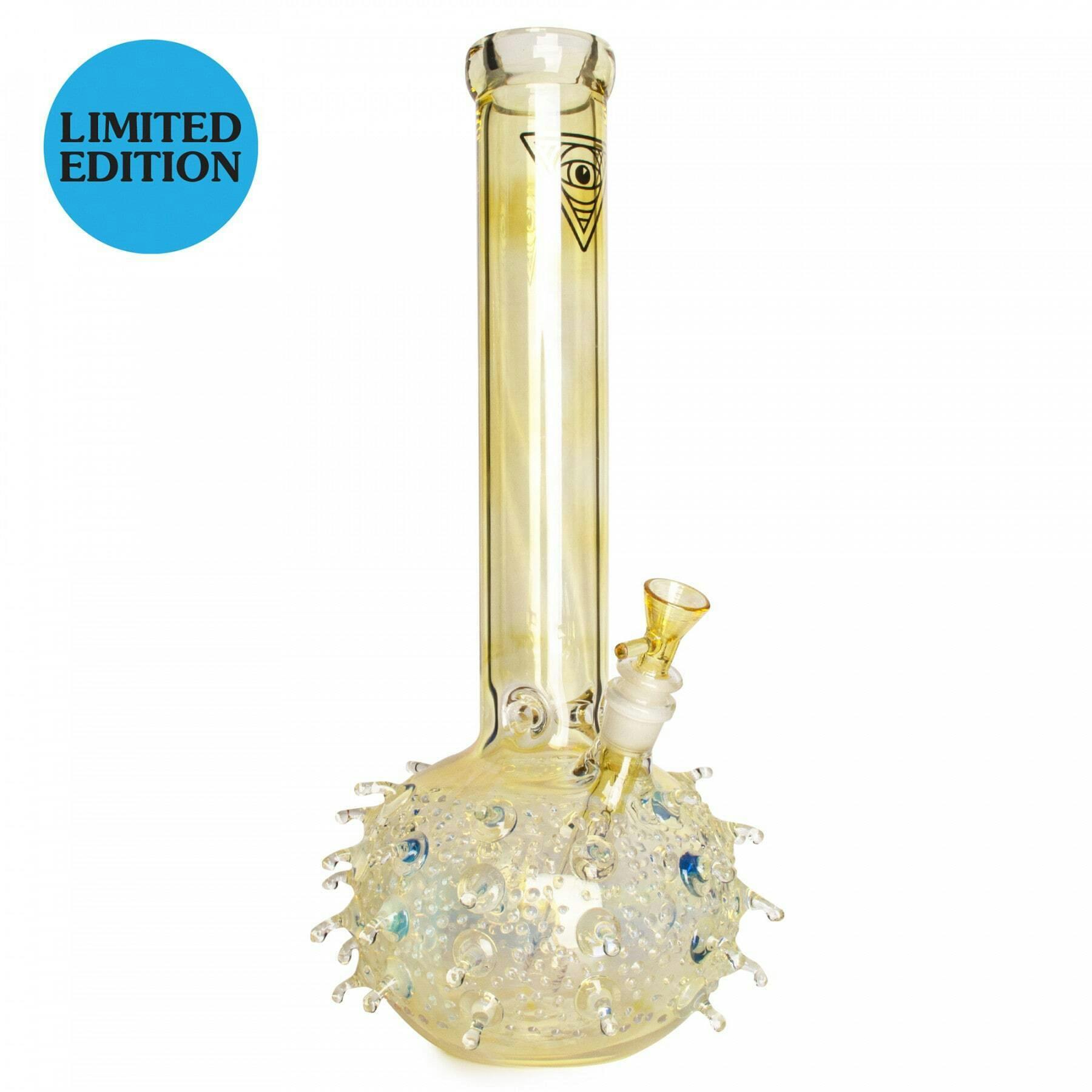 15" Blow Fish Bubble Base Water Pipe COLOR CHANGING