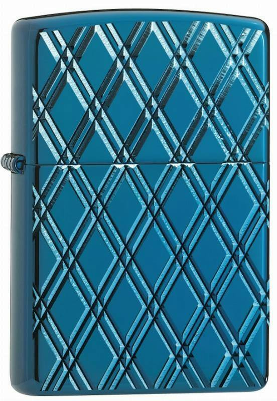 Zippo Armor Blue Diamonds
