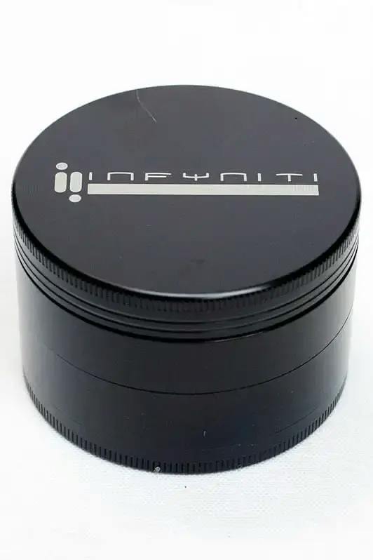 Black Infyniti 4 parts metal herb grinder