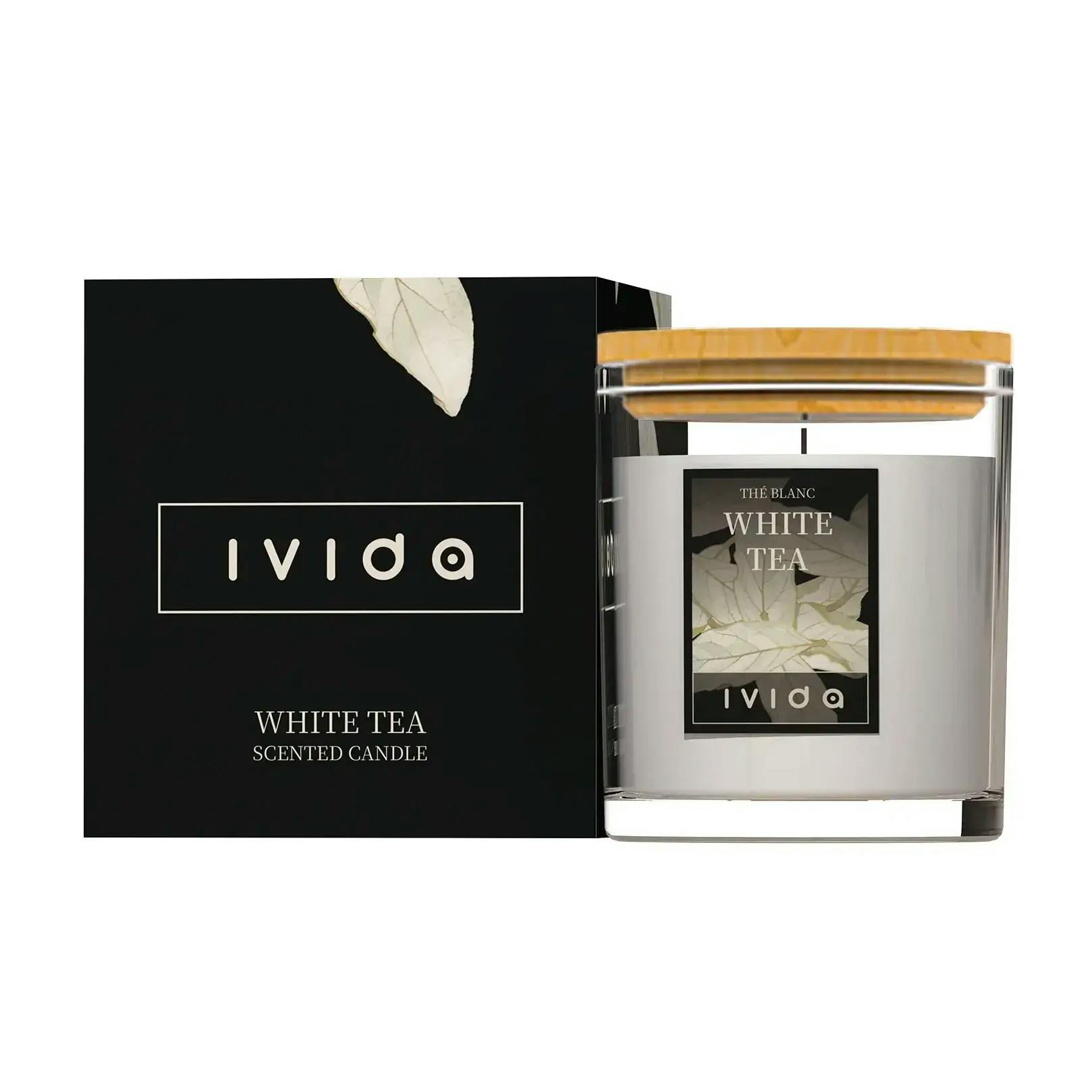 Ivida 14oz Premium Candle Odor Eliminator - WHITE TEA