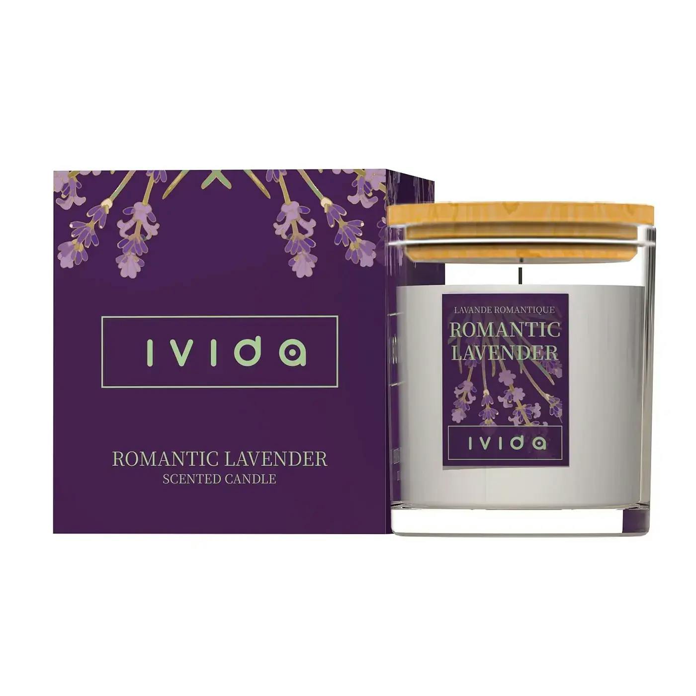 Ivida | 14oz Premium Candle Odor Eliminator - Romantic Lavender