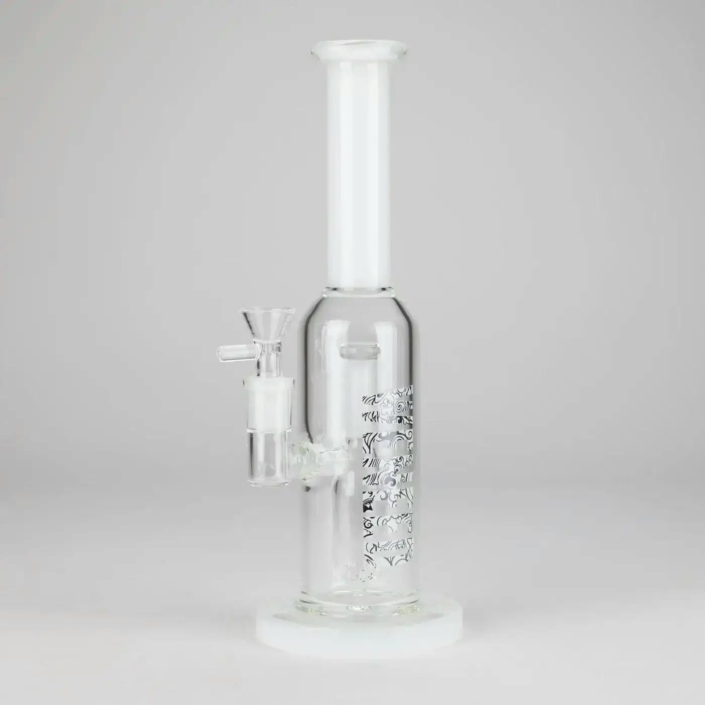 WENEED 10.5" Gravemist Glass Bong - White