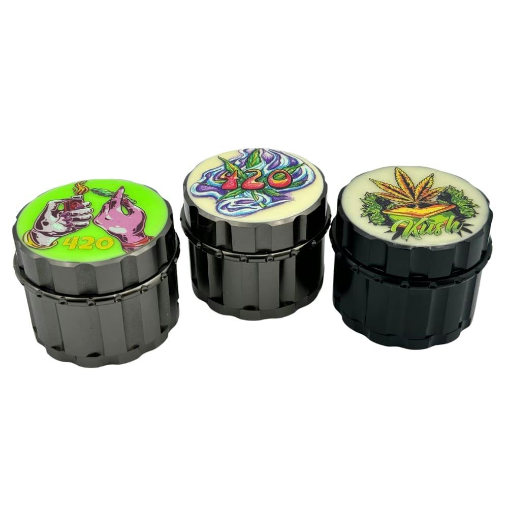 Arsenal Reefer Glow In The Dark 55mm 4-Pc Grinder