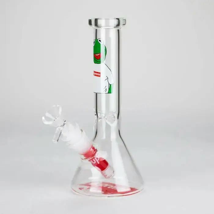 7.5" 4mm SUP Design Beaker Bong - Kermit