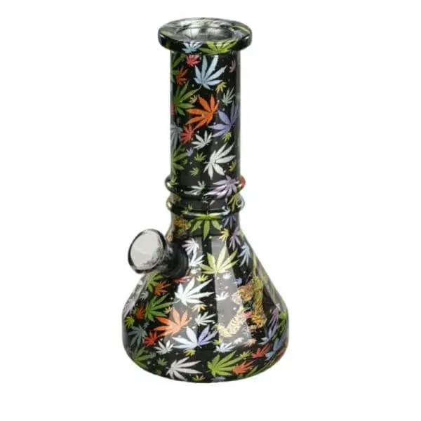 6" Vivid Vault Beaker Mini Glass Bong