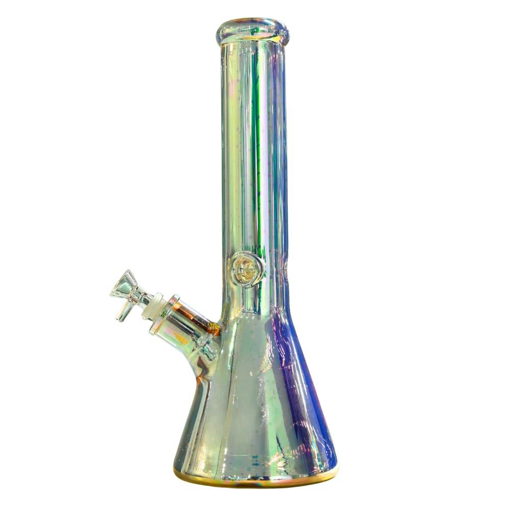 14" 7mm Arsenal 3D Chrome LED Glass Bong