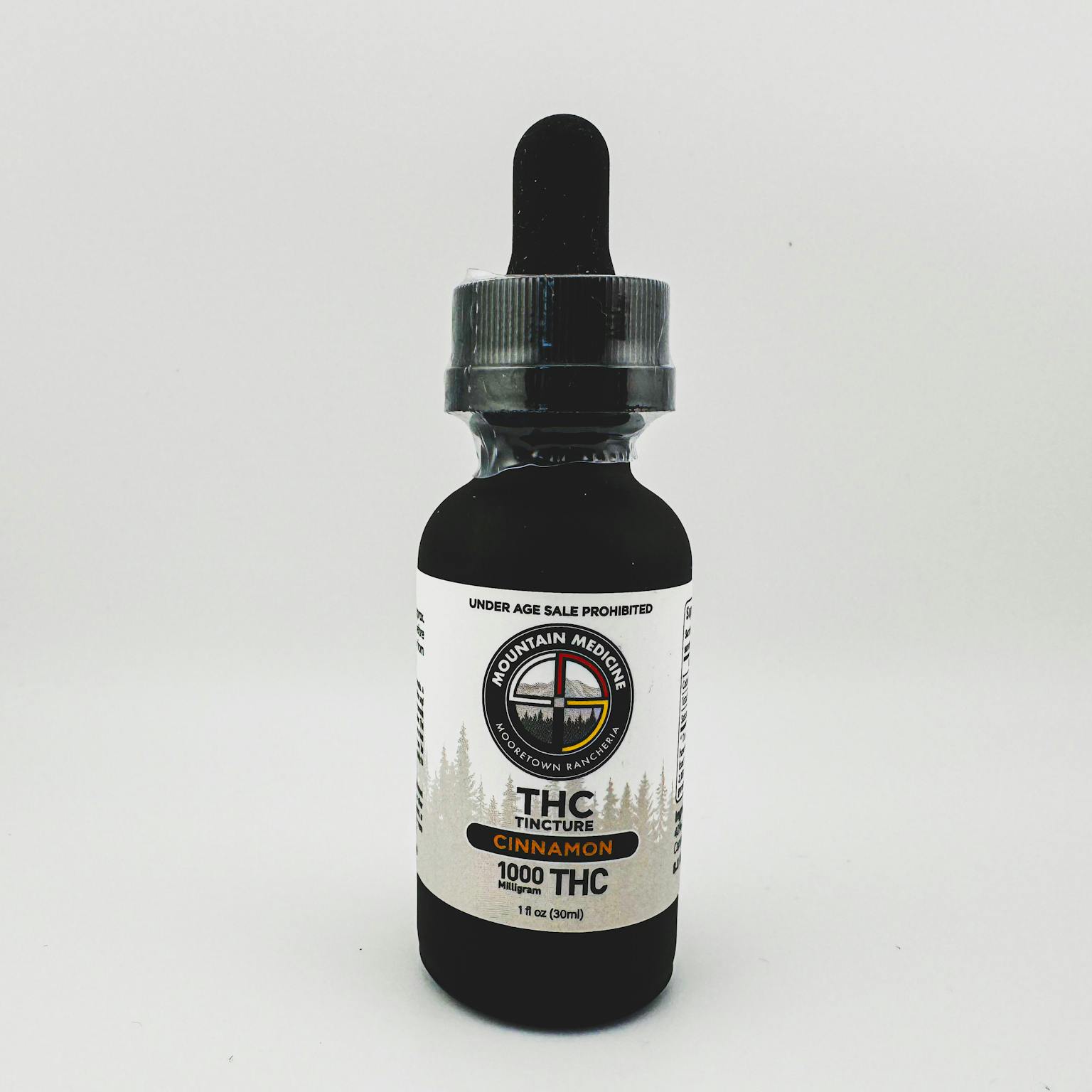 MM THC Tincture 1000mg Cinnamon at Mountain Medicine