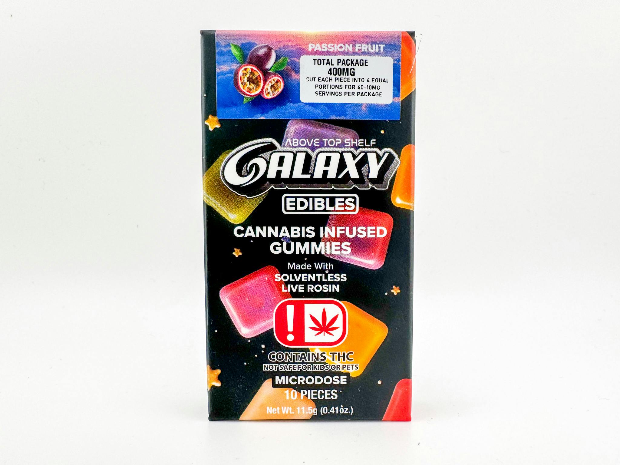 Galaxy 400mg LR Gummy Passion Fruit at Mountain Medicine