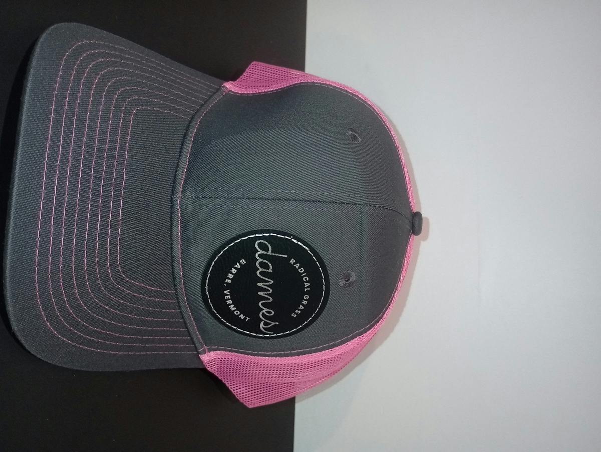 Neon Pink Hat W/ Patch