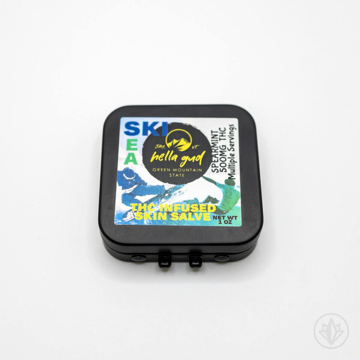 Hella Gud 500mg THC Infused Skin Salve: Spearmint at Dames Cannabis Dispensary