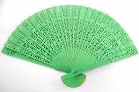 Scented Colorful Wooden Fans