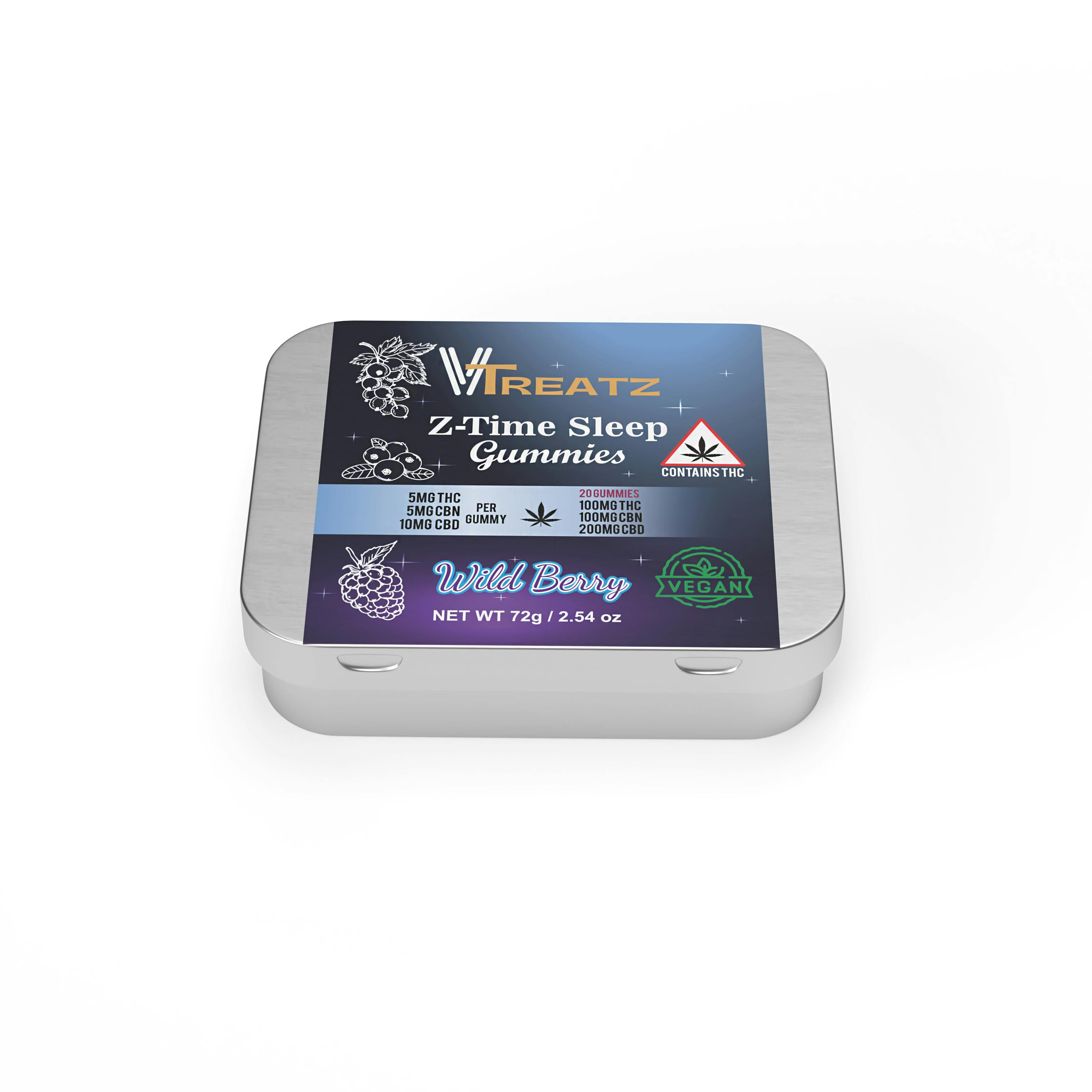 Z-Time Sleep Gummies (100mg)