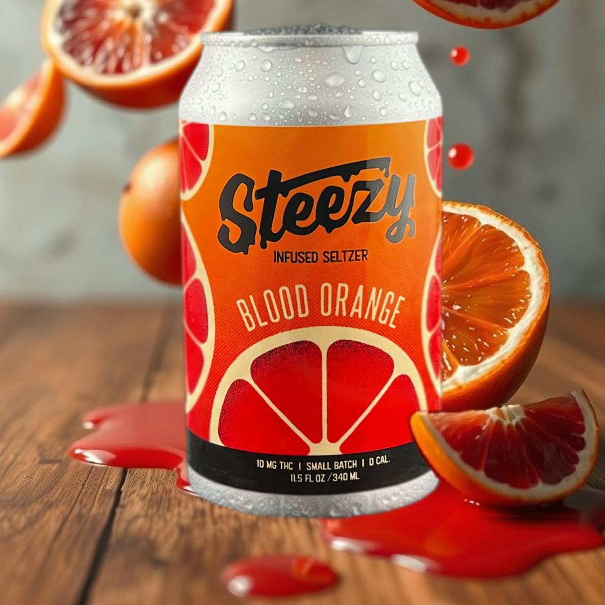 Steezy Cultivation Steezy: Blood Orange Seltzer 10mg