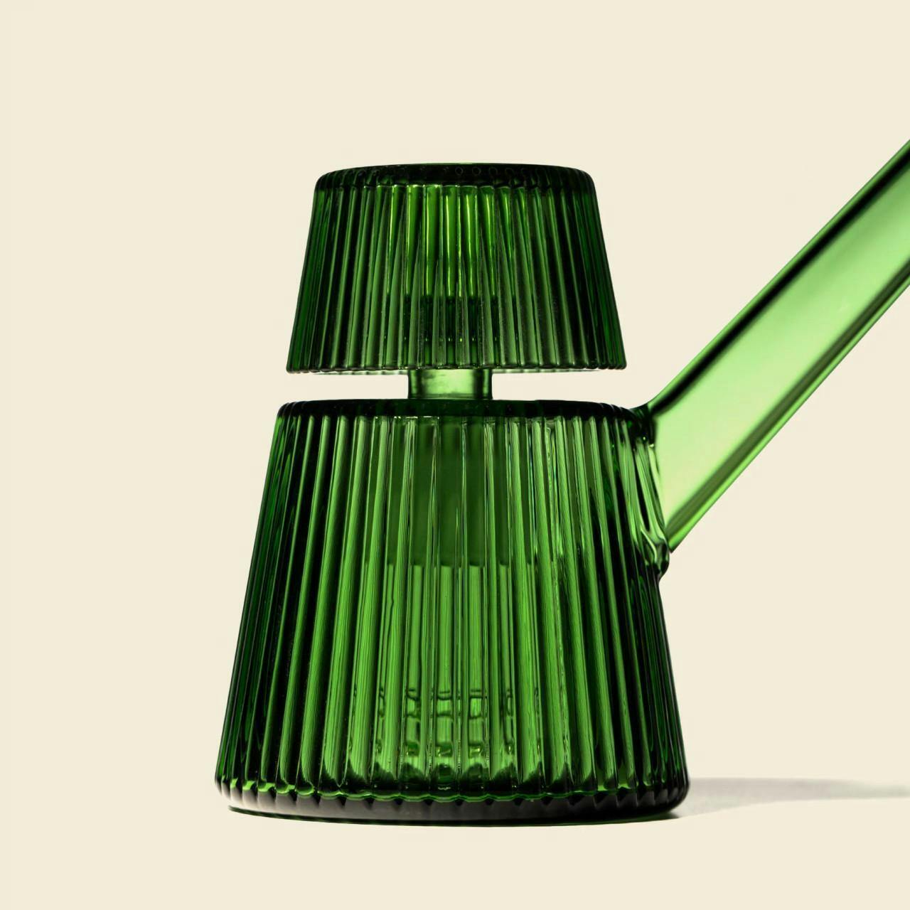 Art Deco Glass Hand Bubbler