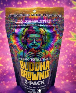 Buddha Brownie 2 pack at Dames Cannabis Dispensary
