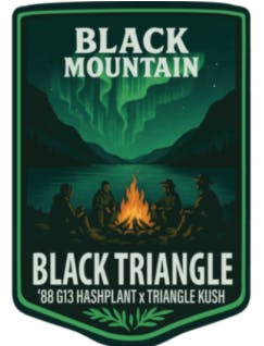 Black Triangle Bulk Flower Popcorn