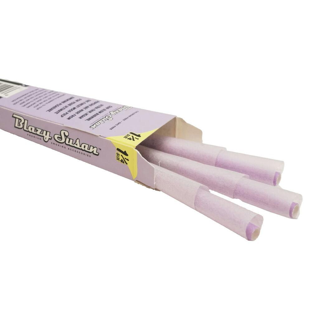 Blazy Susan Purple 1 1/4 6 Pack Cones at Star Buds Medical Cannabis Dispensary Greenwood