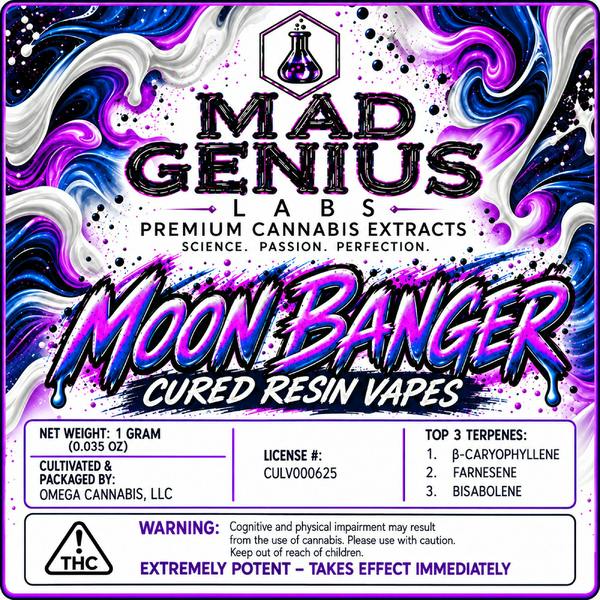 Moon Banger | Cured Resin Disposable 1g
