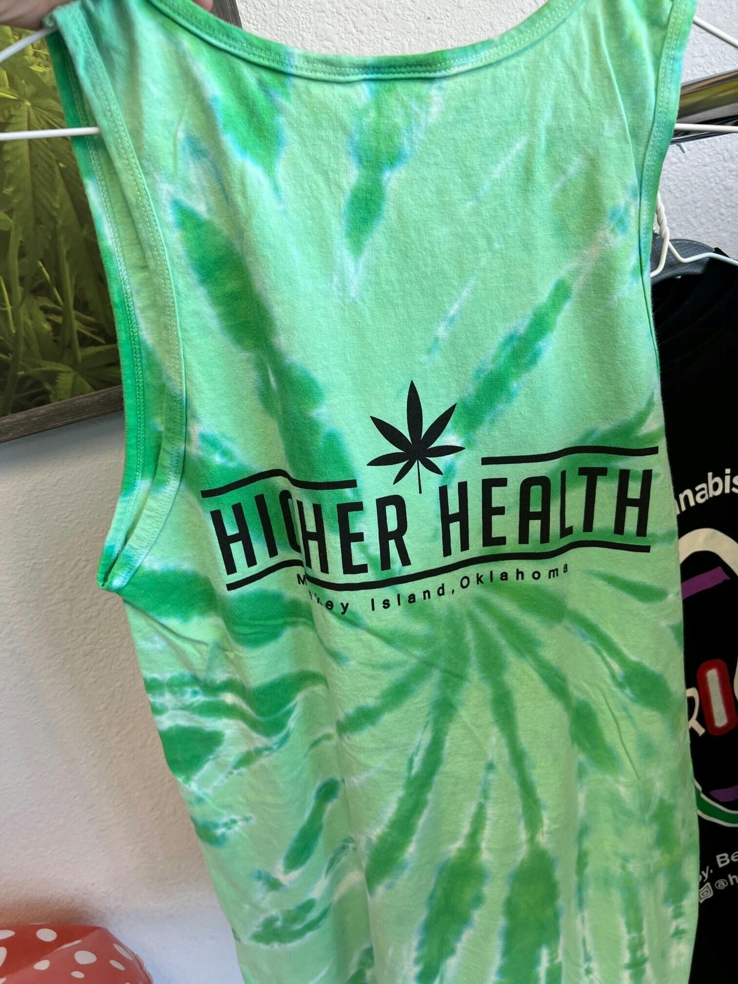 Higher Health Tank Top Green Large
