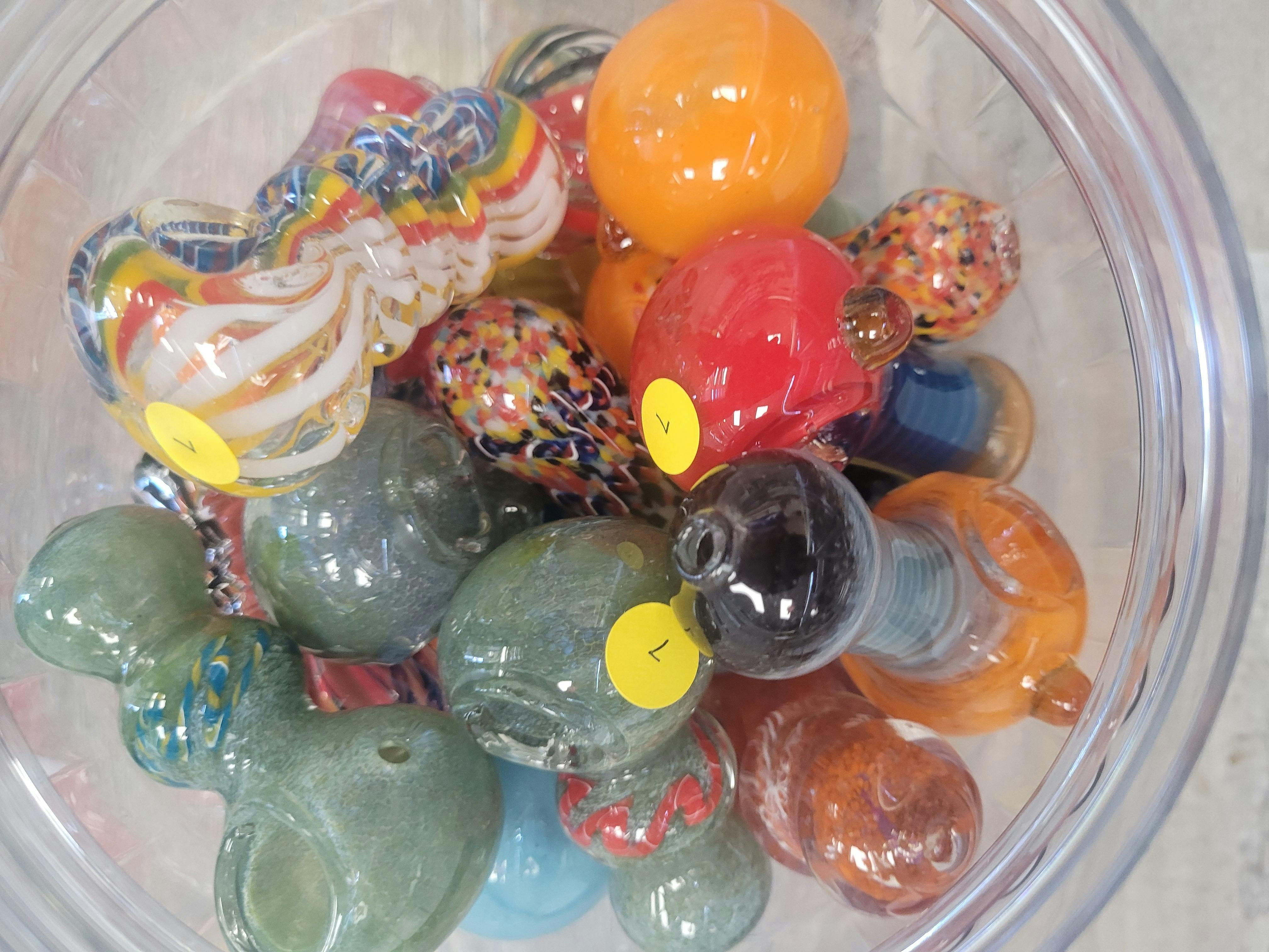 Glass Pipe 3" Assorted Colors